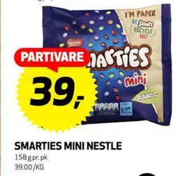 Bunnpris SMARTIES MINI NESTLE, NOK 39 tilbud