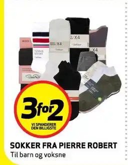 Bunnpris SOKKER FRA PIERRE ROBERT tilbud