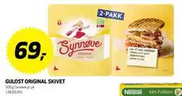 Bunnpris GULOST ORIGINAL SKIVET, NOK 69 tilbud