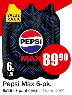 Spar Pepsi Max 6-pk tilbud