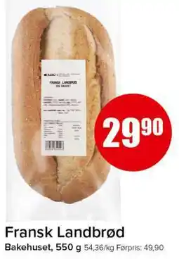 Spar Fransk Landbrød tilbud