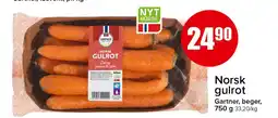 Spar Norsk gulrot tilbud