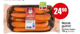 Spar Norsk gulrot tilbud
