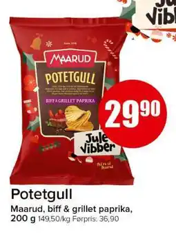 Spar POTETGULL tilbud