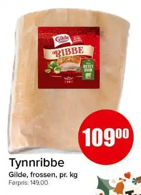 Spar TYNNRIBBE tilbud