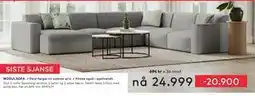 Skeidar Styl U-sofa, NOK 24999 tilbud