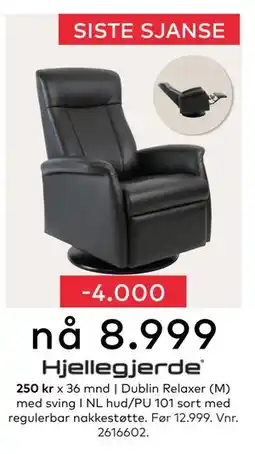 Skeidar Dublin Relaxer (M), NOK 8999 tilbud