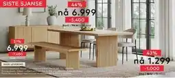 Skeidar Groove spisebord, NOK 6999 tilbud