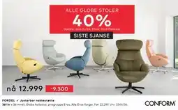 Skeidar ALLE GLOBE STOLER tilbud