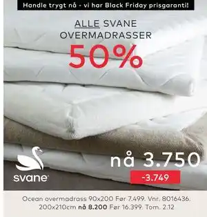 Skeidar Ocean overmadrass 90x200, NOK 3750 tilbud
