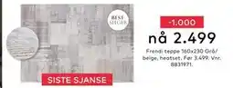 Skeidar Frendi teppe, NOK 2499 tilbud