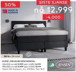 Skeidar GLOW JUBILEUM KONTINENTAL tilbud