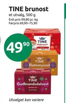 Joker TINE brunost, NOK 49.9 tilbud