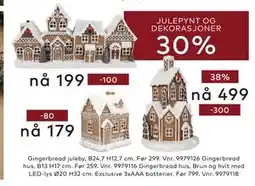 Skeidar JULEPYNT OG DEKORASJONER tilbud