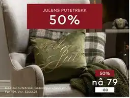 Skeidar God Jul putetrekk, NOK 79 tilbud