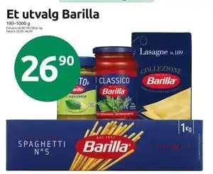Joker Et utvalg Barilla, NOK 26.9 tilbud