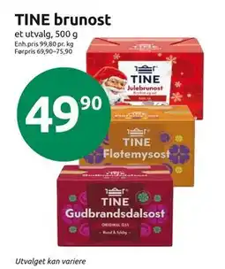Joker TINE brunost, NOK 49.9 tilbud