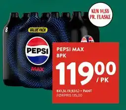 Jacobs PEPSI MAX 8PK, NOK 119 tilbud