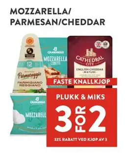 Jacobs MOZZARELLA/ PARMESAN/CHEDDAR tilbud