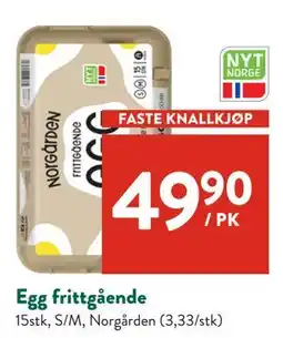 Jacobs Egg frittgående, NOK 49.9 tilbud