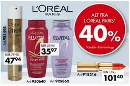 Sparkjøp ALT FRA L’ORÉAL PARIS tilbud