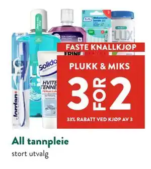 Jacobs All tannpleie tilbud