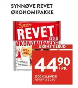 Jacobs SYNNØVE REVET ØKONOMIPAKKE, NOK 44.9 tilbud