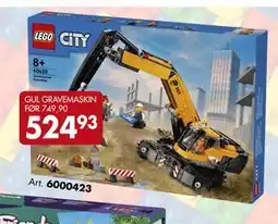 Sparkjøp GUL GRAVEMASKIN, NOK 524.93 tilbud