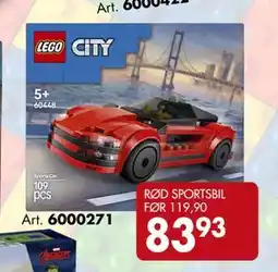 Sparkjøp RØD SPORTSBIL, NOK 83.93 tilbud