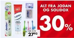 Sparkjøp ALT FRA JODAN OG SOLIDOX tilbud