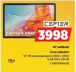 POWER 14 nettbrett, NOK 3998 tilbud