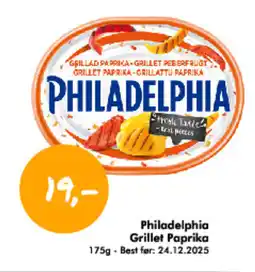 Havaristen PHILADELPHIA Grillet Paprika tilbud