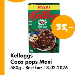 Havaristen Kelloggs Coco pops Maxi tilbud