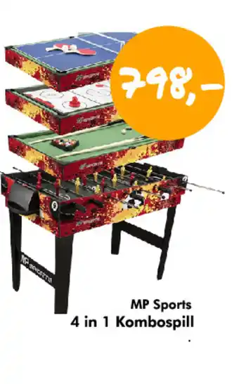 Havaristen MP Sports 4 in 1 Kombospill tilbud