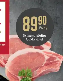 CC Mat Svinekoteletter tilbud