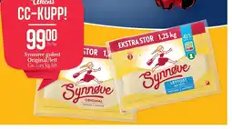 CC Mat Synnøve gulost Original/lett tilbud