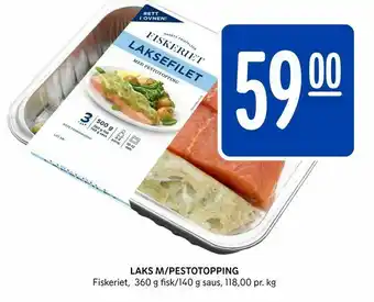 Rema 1000 Laks m/pestotopping tilbud