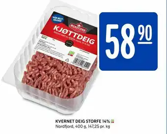 Rema 1000 Kvernet deig storfe 14% tilbud