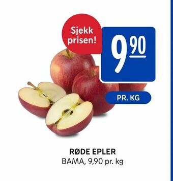 Rema 1000 RØDE EPLER tilbud