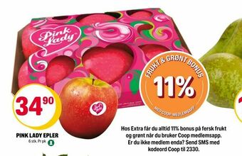 Coop Extra Pink lady epler tilbud