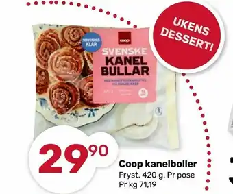 Coop Marked Coop kanelboller tilbud