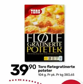 Coop Marked Toro fløtegratinerte poteter tilbud