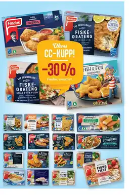 CC Mat Findus, assortert tilbud