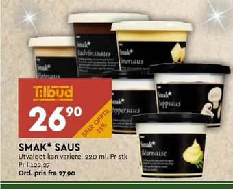 Coop Mega Smak* saus tilbud