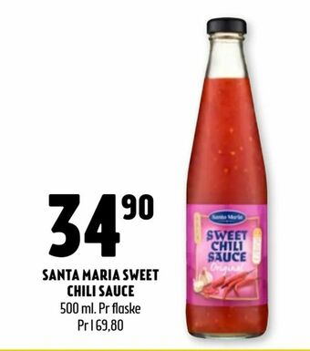 Coop Prix Santa maria sweet chili sauce tilbud