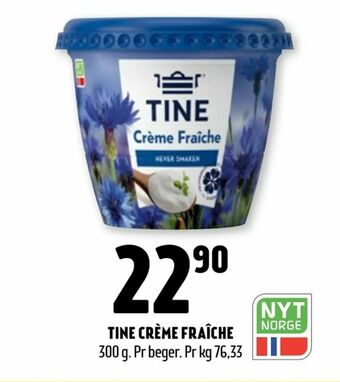 Coop Prix Tine crème fraîche tilbud