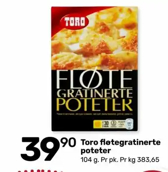 Matkroken Toro fløtegratinerte poteter tilbud