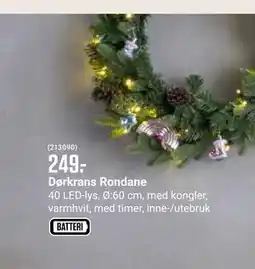 Europris Dørkrans Rondane, NOK 249 tilbud