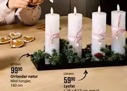 Europris Girlander natur, NOK 99.9 tilbud