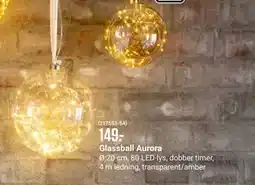 Europris Glassball Aurora, NOK 149 tilbud
